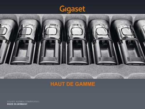 Gigaset_PrÃƒÂ©sentation produit Janvier 2012.pdf - HL2D