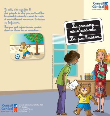 La premiÃ¨re visite mÃ©dicale Pon-pon l'ourson - Conseil gÃ©nÃ©ral de ...