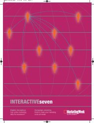 Interactive Seven 2009 Supplement - Marketing Week