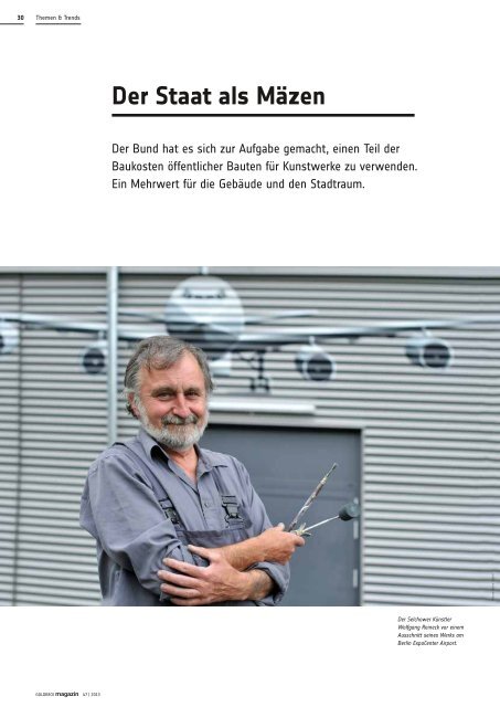 Magazin - Ausgabe 47 - Frühjahr/Sommer 2013