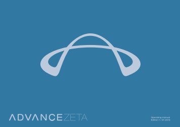 User manual ZETA - Advance