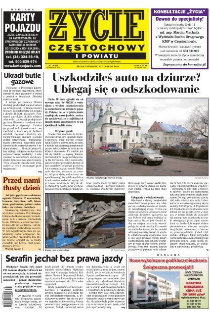 UszkodziâeÃ auto na dziurze? Ubiegaj siÂ´ o odszkodowanie