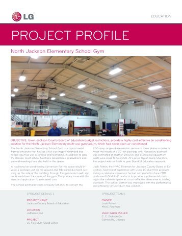 PROJECT PROFILE - LG HVAC Duct-Free System