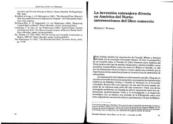 La inversión extranjera directa en América del Norte - economía ...