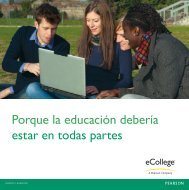 Folleto eCollege baja - Pearson