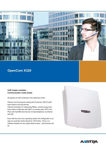 OpenCom X320 - Aastra