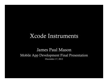 Xcode Instruments