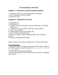 4e Coversheets, 2010-2011 Chapter 1: Introduction and the ...