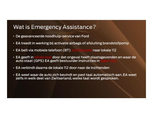 Download hier de Ford-presentatie over Emergency Assistance in ...