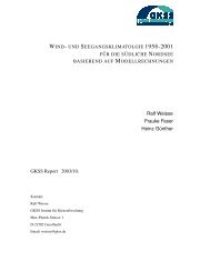 Ralf Weisse Frauke Feser Heinz GÂ¨unther GKSS Report 2003/10.