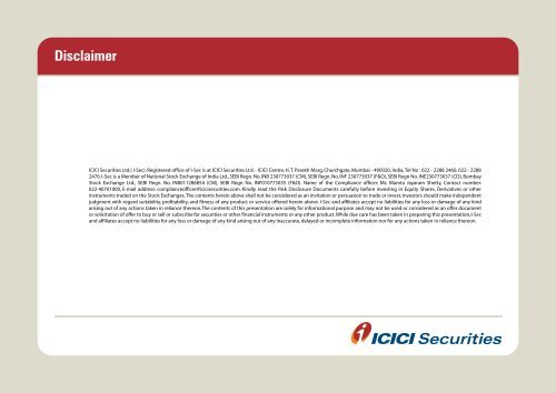 View the Currency presentation - ICICI Direct