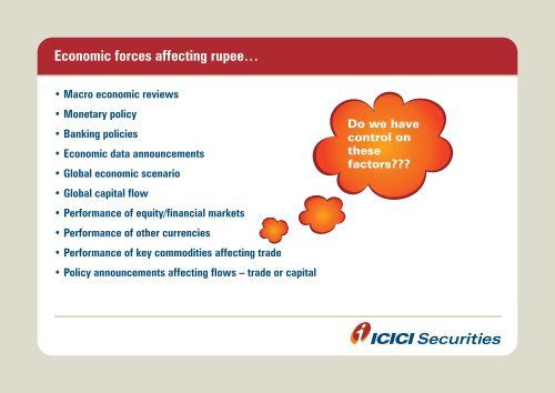 View the Currency presentation - ICICI Direct