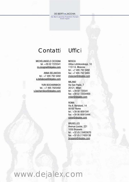 Download pdf - Studio Legale De Berti Jacchia Franchini Forlani