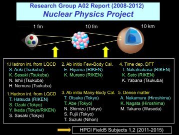 Nuclear physics project (A02) report - Joint Institute for ...