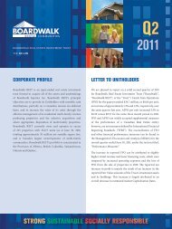 2011 Report - Boardwalk REIT