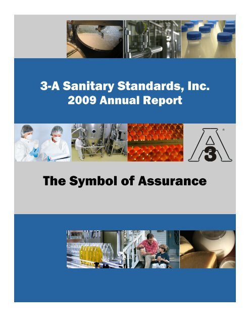 2009 Annual Report (PDF) - 3-A Sanitary Standards