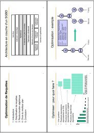 Optimisation de requÃªtes - smis inria