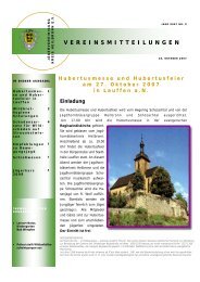 vereinsmitteilungen - Jägervereinigung Kreis Heilbronn eV