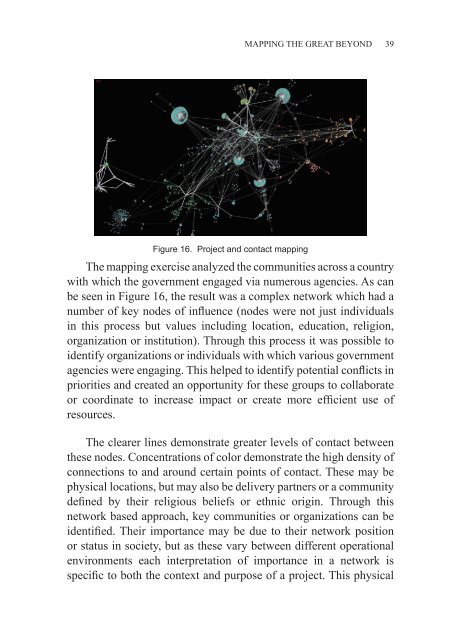 Mapping the Great Beyond: Identifying Meaningful Networks in