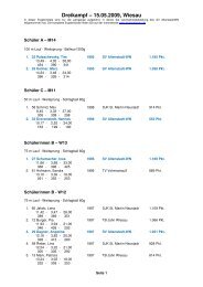 Dreikampf – 15.05.2009, Wiesau - SV Altenstadt