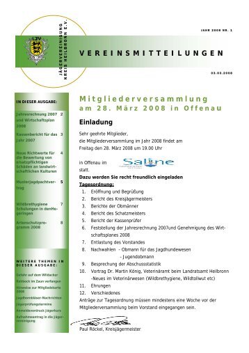 ph >7 - Jägervereinigung Kreis Heilbronn eV