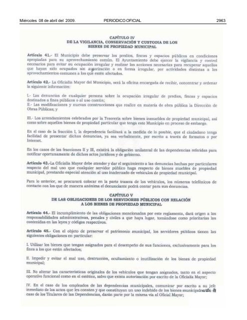 MiÃ©rcoles 8 de abril del 2009 - Gobierno del Estado de Chihuahua