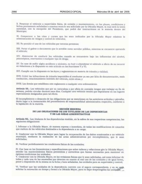 MiÃ©rcoles 8 de abril del 2009 - Gobierno del Estado de Chihuahua