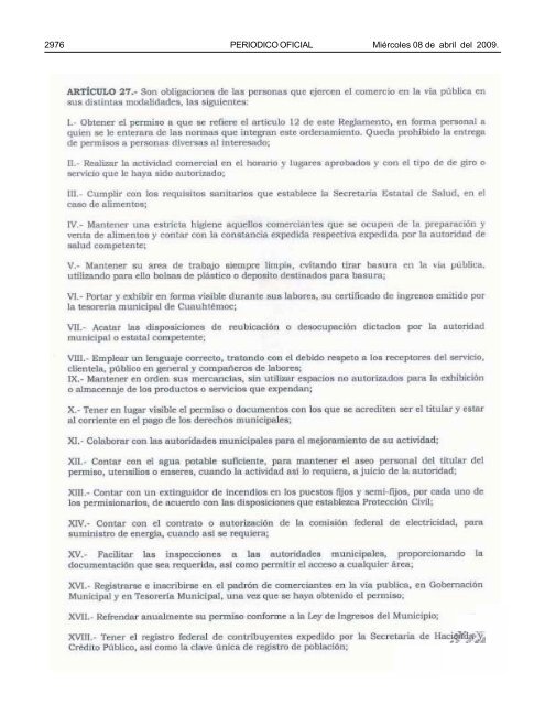 MiÃ©rcoles 8 de abril del 2009 - Gobierno del Estado de Chihuahua