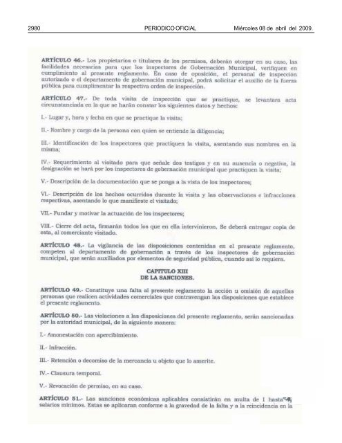 MiÃ©rcoles 8 de abril del 2009 - Gobierno del Estado de Chihuahua