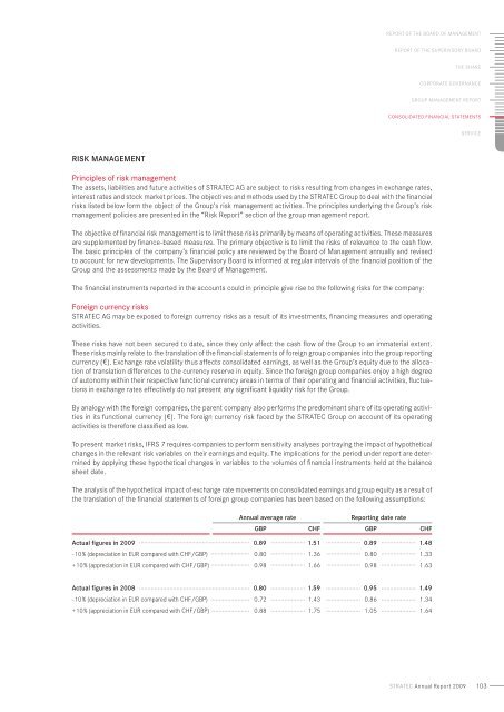 annual Report 2009 - STRATEC Biomedical AG