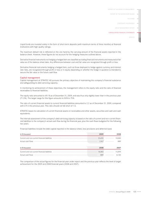 annual Report 2009 - STRATEC Biomedical AG