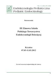 czytaj PDF - Endokrynologia Pediatryczna