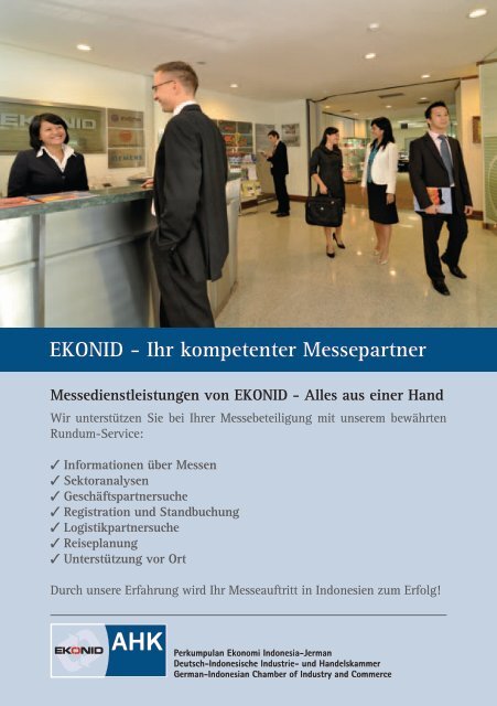 Messepotential Indonesien - Deutsch-Indonesische Industrie- und ...