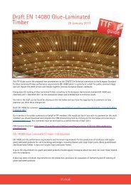 Draft EN 14080 Glue Laminated Timber - ConFor