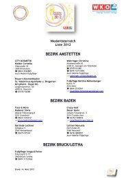 Liste 2012 - Diabetes Austria