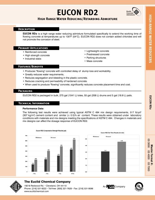 Eucon RD2 - Euclid Chemical Co