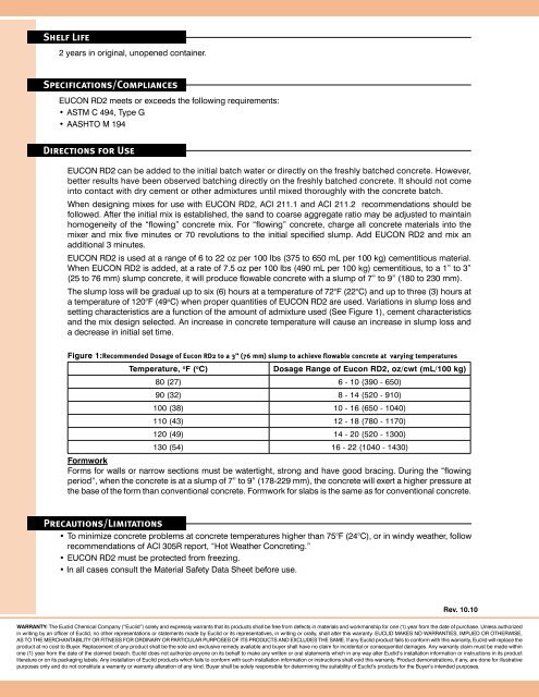 Eucon RD2 - Euclid Chemical Co