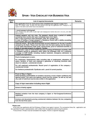 checklist vfs visa global document