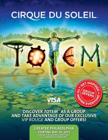 and GrOUP OFFers! - Cirque du Soleil