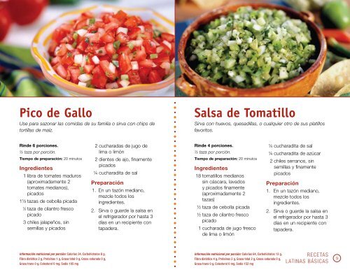 Recetas Latinas Saludables Hechas con Amor - California ...