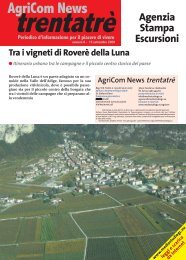 Itinerario urbano tra le campagne e il piccolo centro storico del paese