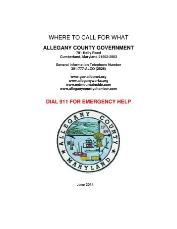 Download Printable Version - Allegany County Government - Allconet