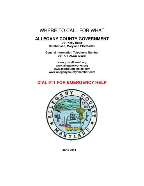 Download Printable Version - Allegany County Government - Allconet