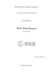 YGT Final Report - ESA