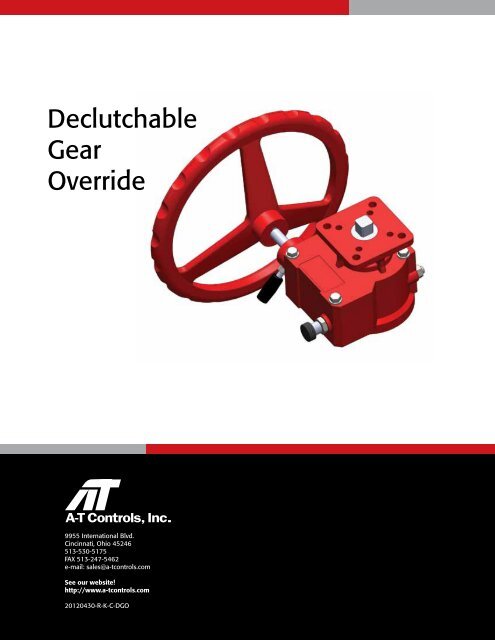 The Triac Declutchable Gear Override - AT Controls