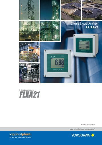 2-Wire Liquid Analyzer FLXA21 - Yokogawa