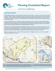 Fleming Creekshed Report - Huron River Watershed Council