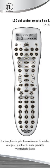 Atlas DVR/PVR 5-Device Universal Remote Control ... - Radio Shack