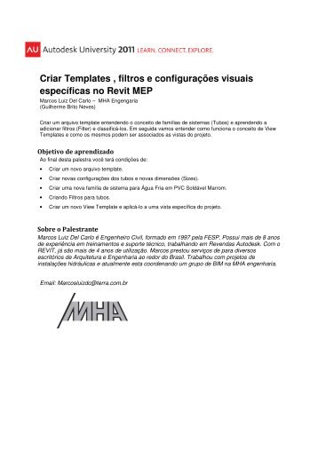 Criar Templates , filtros e configurações visuais específicas no Revit ...