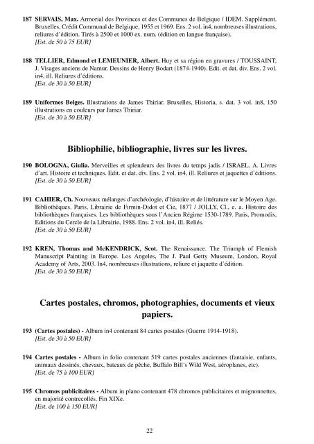 Catalogue - Librairie des ÃlÃ©phants